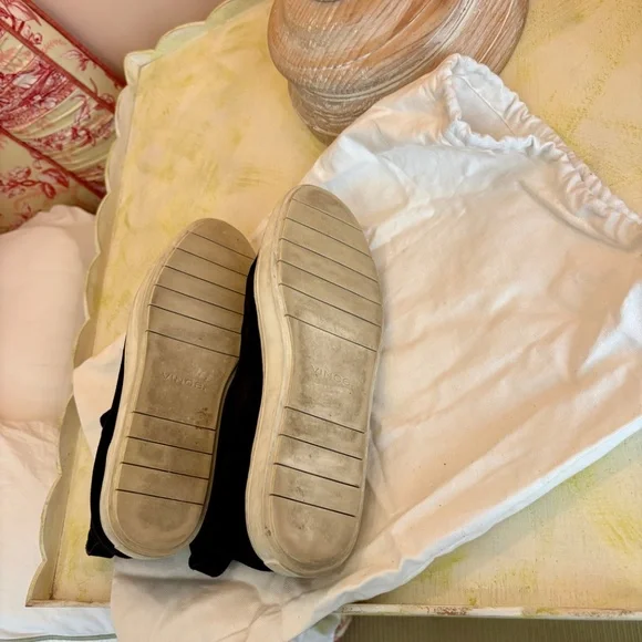 VINCE WOMENS' SUEDE BOOTIE WITH PLATFORM SOLE - Picture 5 of 5